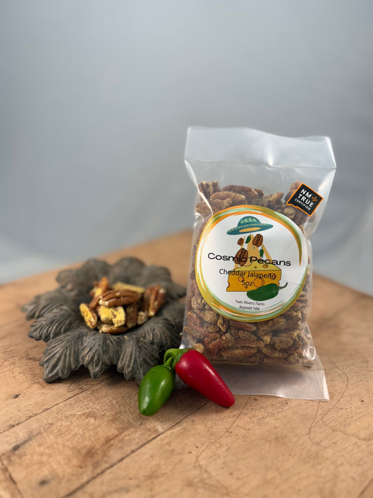 Cheddar Jalapeño Seasoned Cosmic Pecans