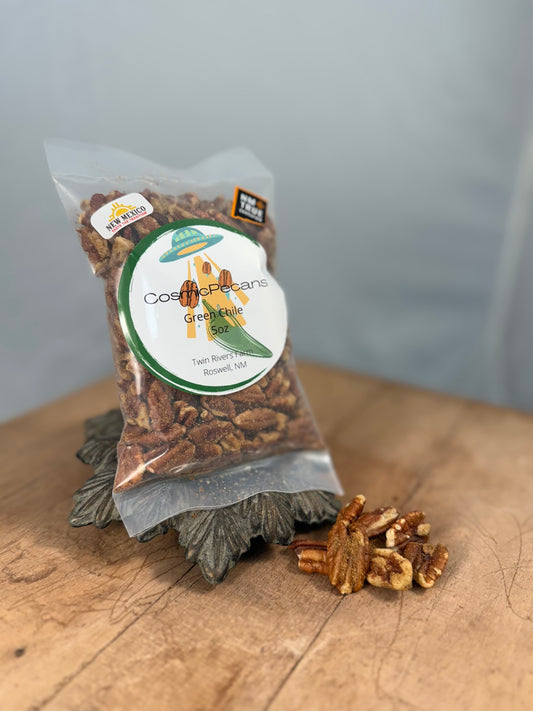 New Mexico Green Chile Seasoned Cosmic Pecans