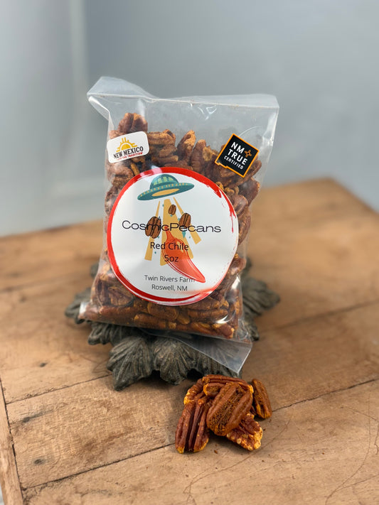 New Mexico Red Chile Seasoned Cosmic Pecans