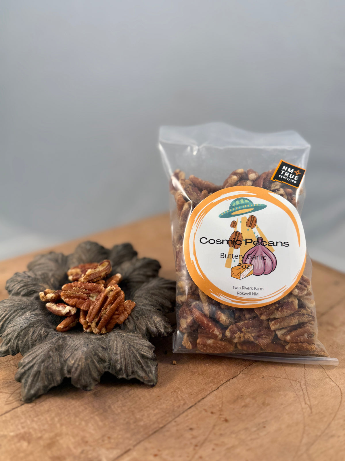 Buttery Garlic Seasoned Cosmic Pecans