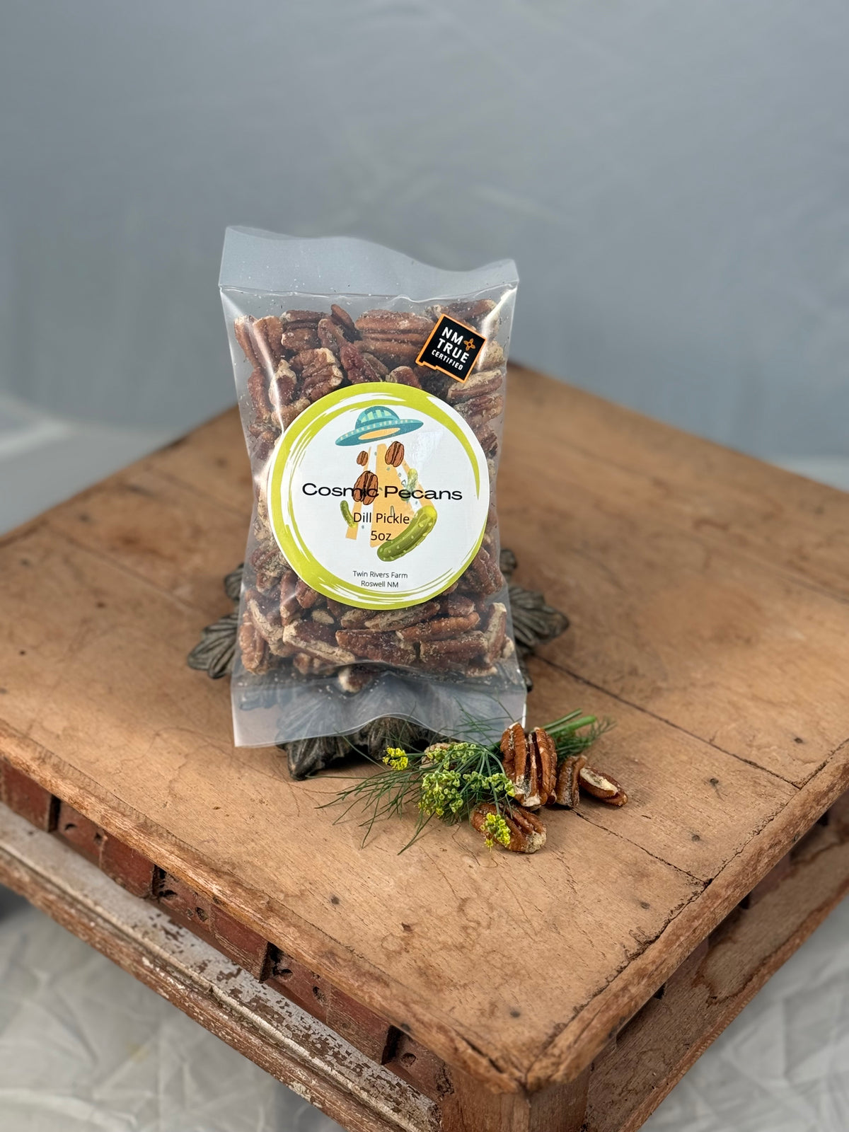 Dill Pickle Seasoned Cosmic Pecans